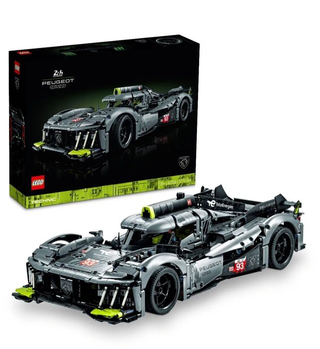 Конструктор LEGO Peugeot 9X8 Hypercar Technic 42156, деталей 1775 шт