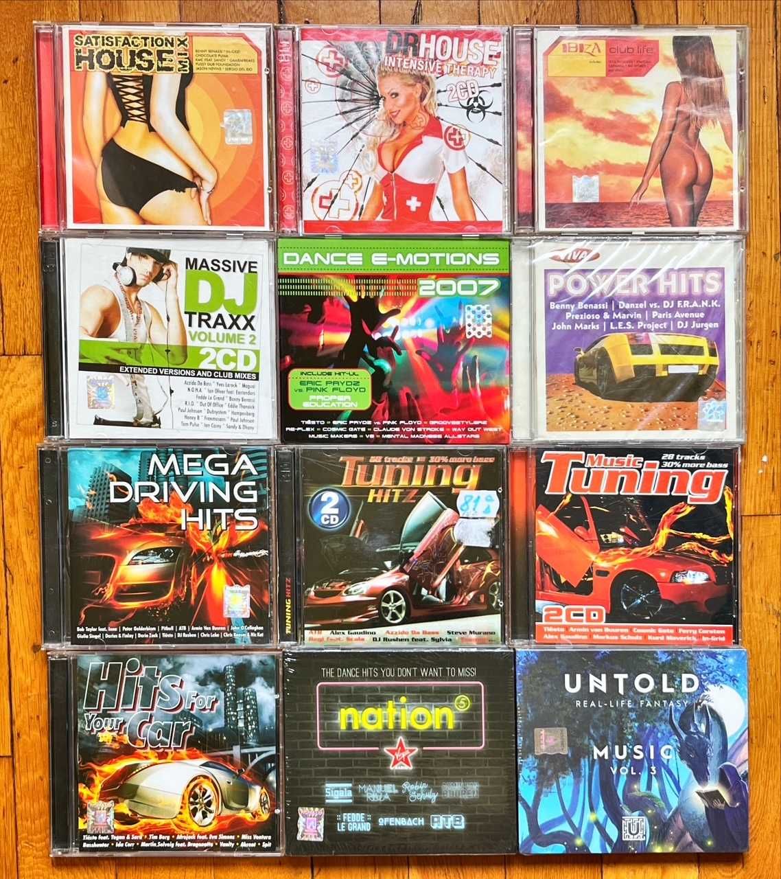 Lot CD Roton house&dance: Scooter, Novy, Sinclar, House Party, Vandi..