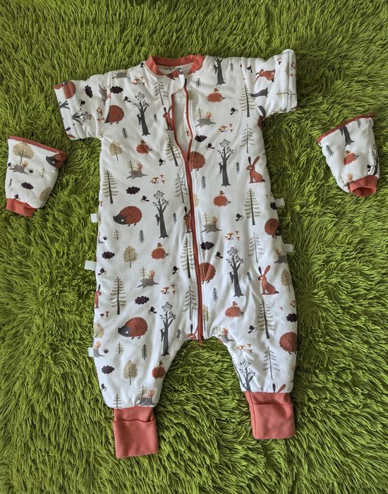 Нови бебешки спални чувалчета със свалящи се ръкави с цип!