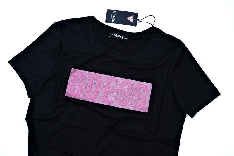 ПРОМО GUESS- XS  -Оригинална дамска черна тениска