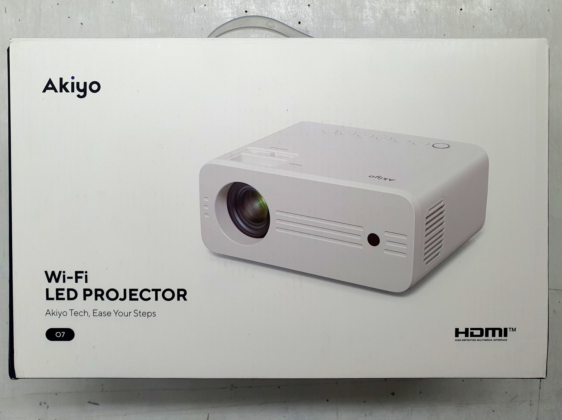 4K WiFi 5G проектор със статив за домашно кино, 9000 лумена LED видео
