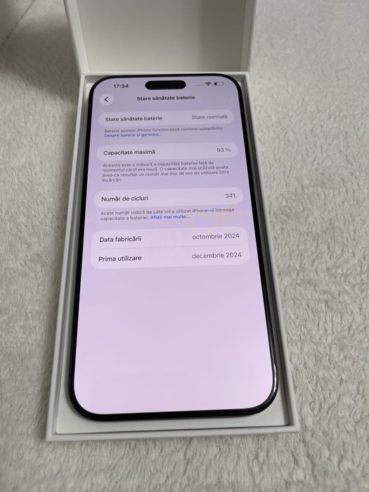 Vând iPhone 16 Pro Max 256GB Garantie schimb 13 Pro Max 14 Pro max 15
