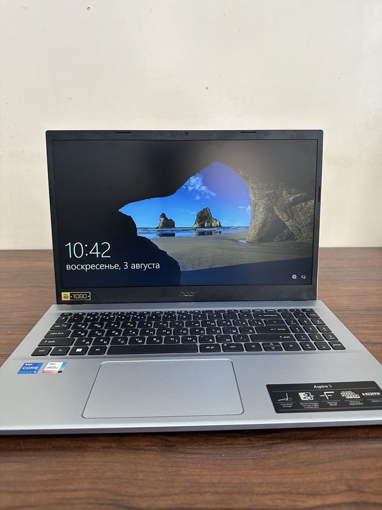 Noutbuk Acer Aspire 3, Core i5-12345U, DDR4 8GB, SSD 512GB, 15.6 FHD