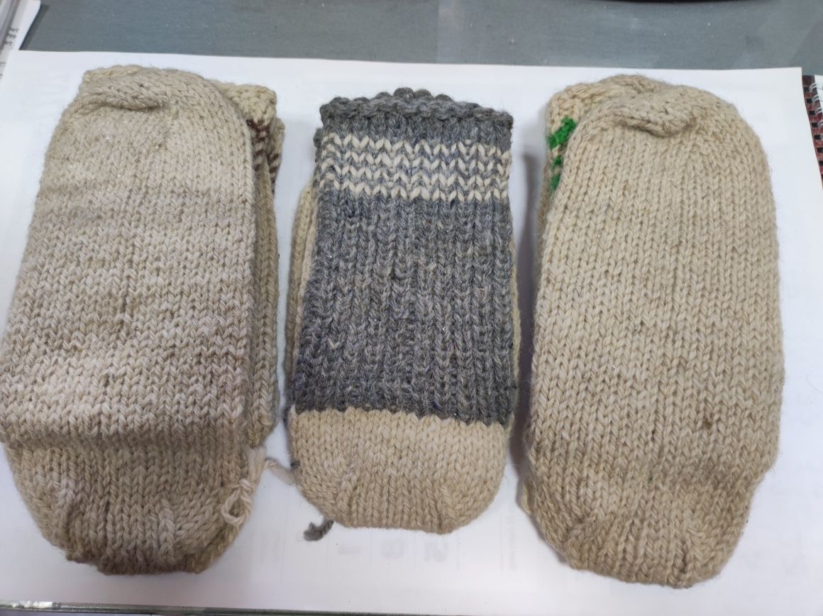 Ръчно плетени вълнени чорапи/терлици