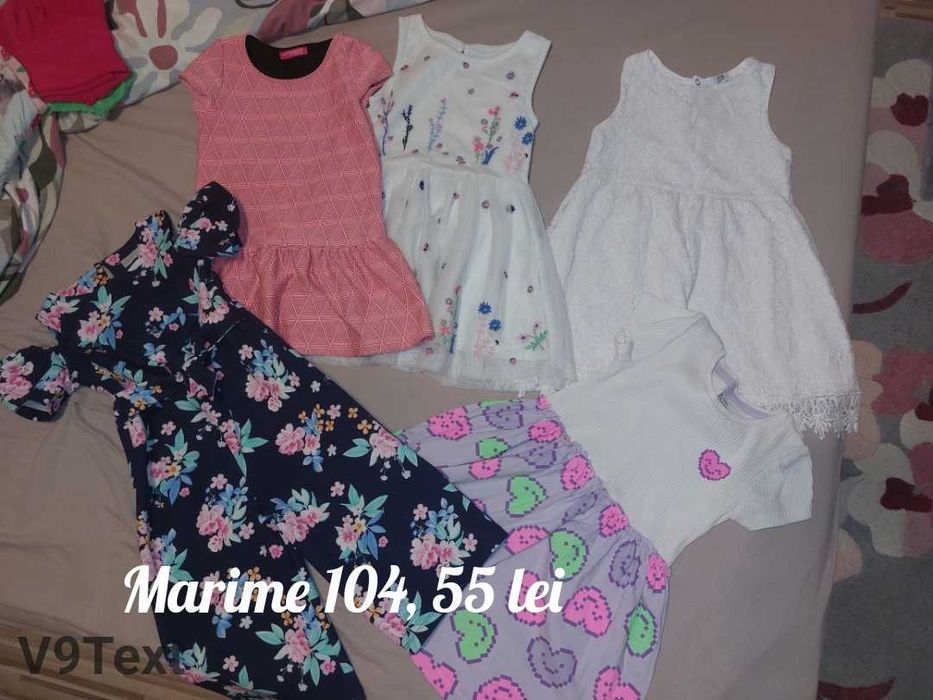 Lot rochite si salopeta marime 104