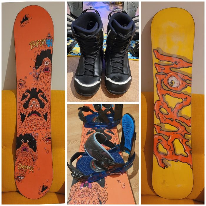 Placa snowboard Burton 125 + legaturi Burton + boots 35 Fly