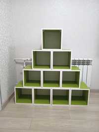 Зелёные Кубики (полки)