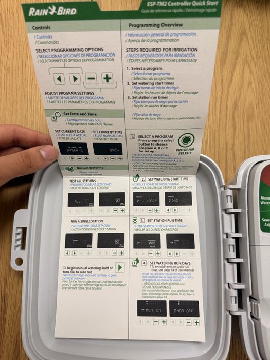 Programator Rain bird ESP-TM2 6 zone 8 zone 12 zone