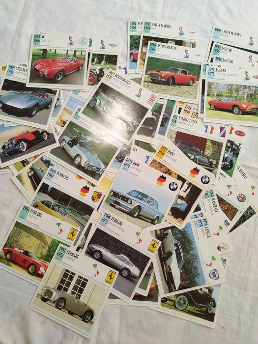 Ретро немски картички карти на ретро коли