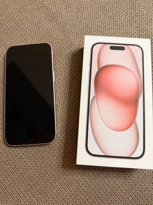 iPhone 15 128gb 90% battery Pink