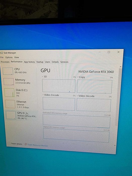 Sistem Gaming I7 12700K, 32gb ddr4, SSD 500gb, RTX 3060, RGB/Wi-fi,bt!