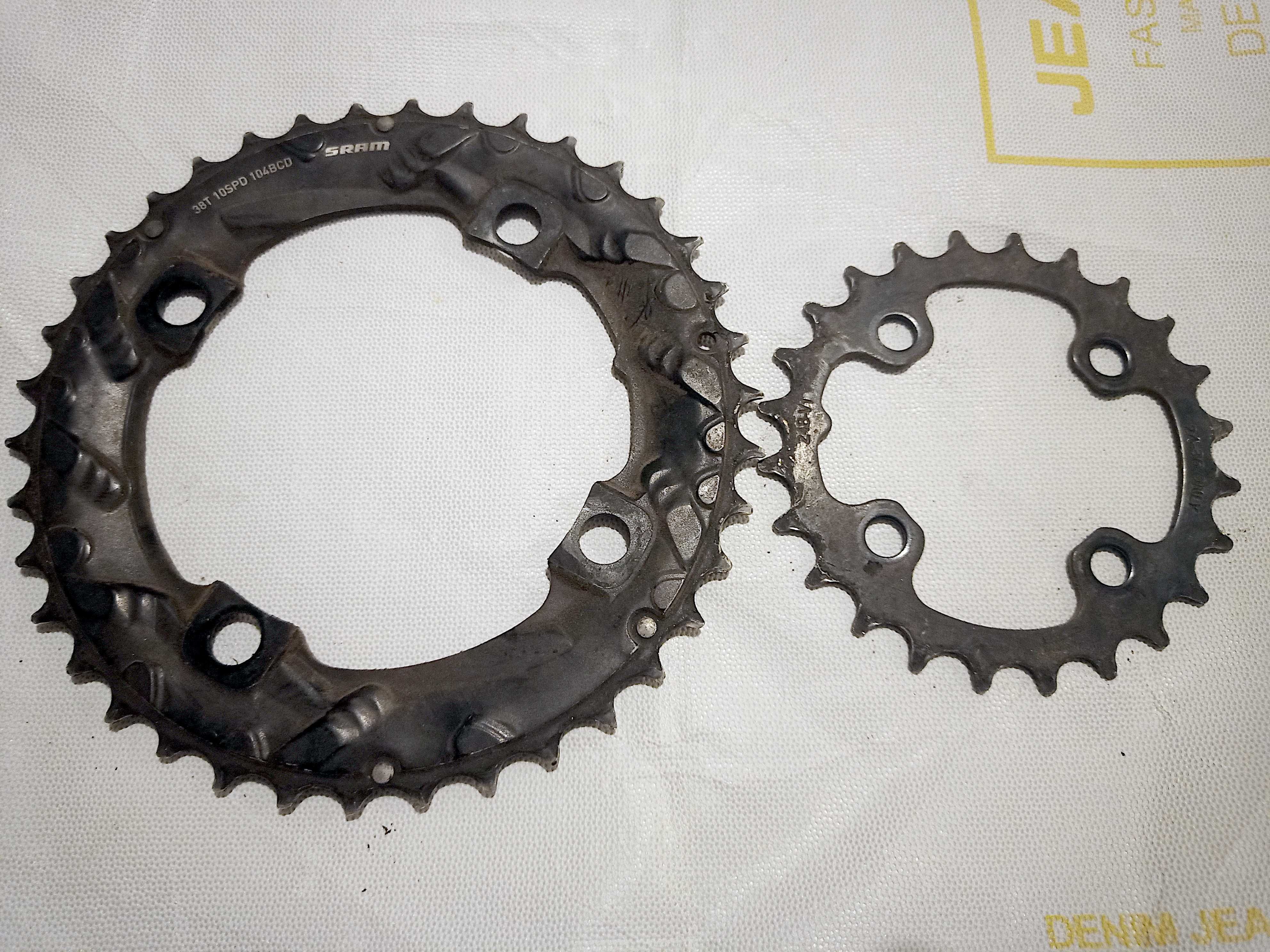Предни плочи за велосипед SRAM 38/24T