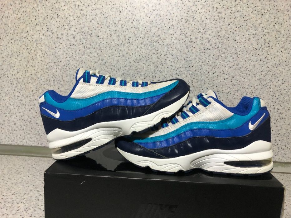 ОРИГИНАЛНИ *** Air Max 95 GS / White Blue Dark Blue Unisex