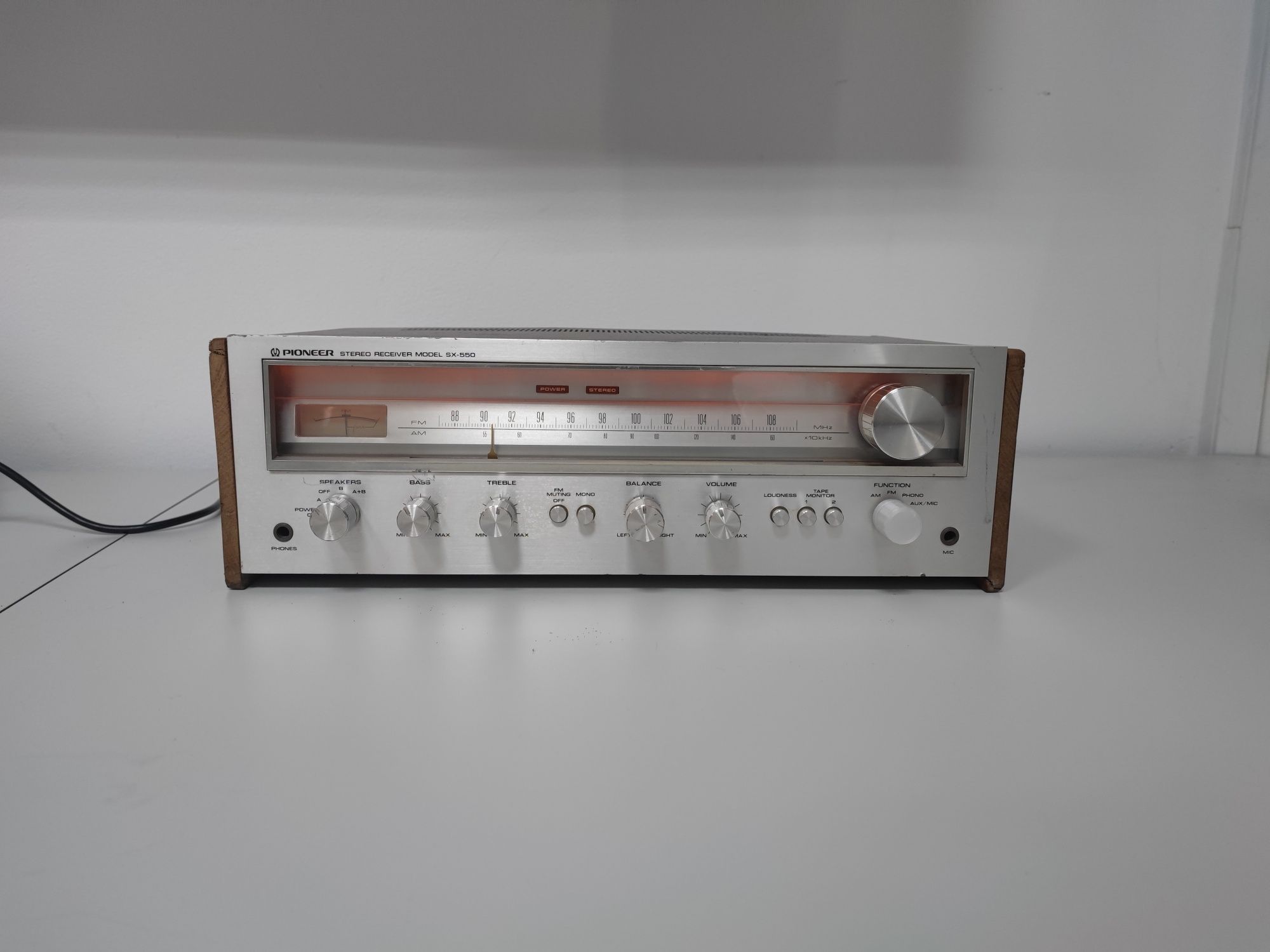 Amplituner Pioneer SX 550 stereo vintage de colectie