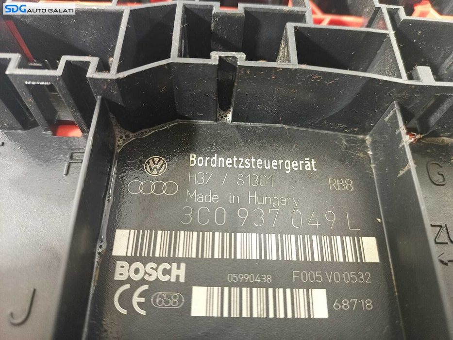 Unitate Modul Calculator Confort Comfort Panou Tablou Sigurante Seat Toledo 3 MK3 2005 - 2009 Cod 3C0937049L [L1826]