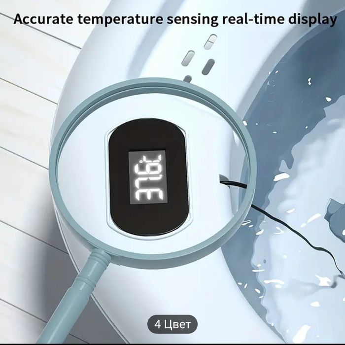 Складная ванночка для купания новорожденных с матрасом