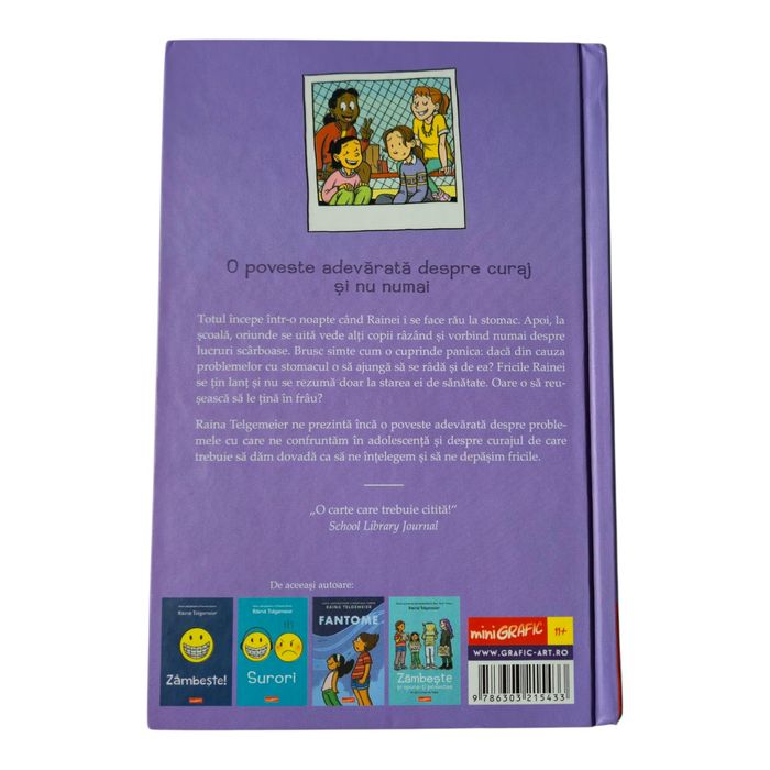Curaj – Raina Telgemeier | Editura Arthur | miniGrafic | Cartonată