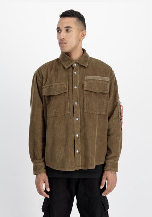 Alpha Industries Cord Overshirt ОРИГИНАЛНО мъжко яке - L/XL