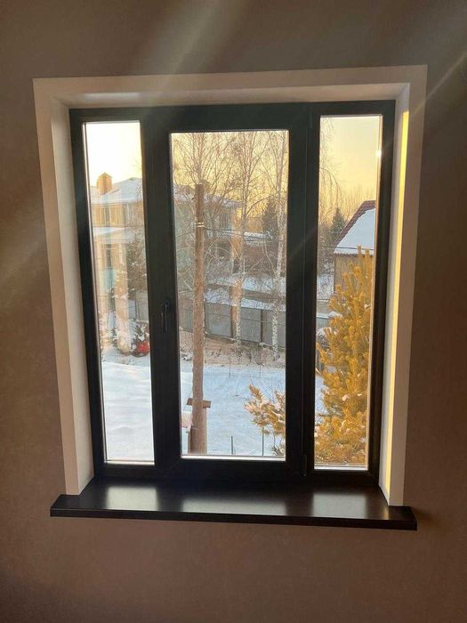 Откосы пластиковые, на ПВХ и алюминиевые окна. Изготовление и монтаж.