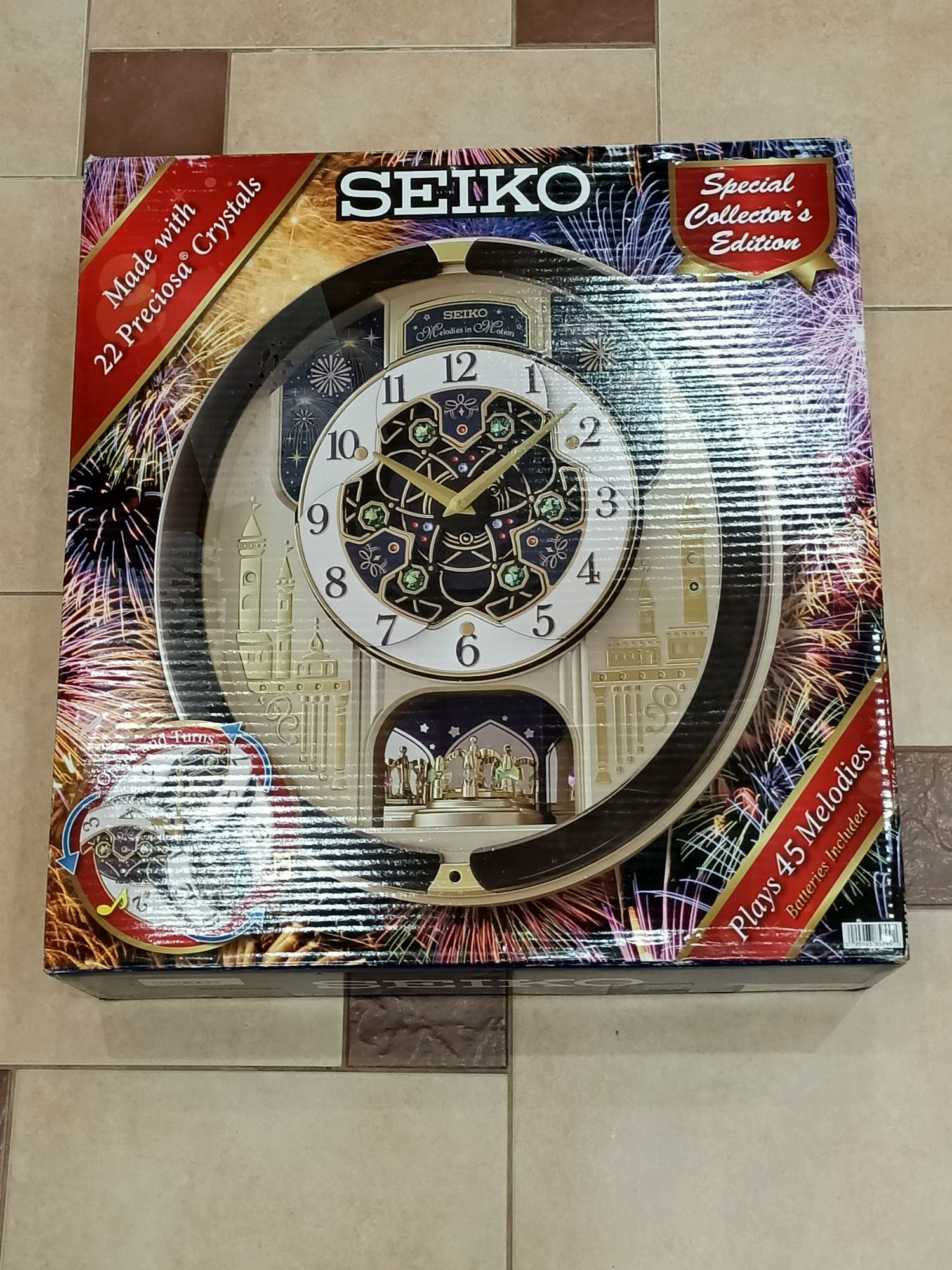 Настенные музыкальные часы Seiko — ограниченная серия