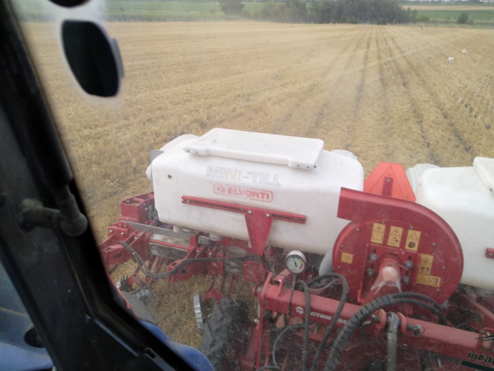No-Till и конвенционална сеялка Elvorti Vega 6  с телескопична рама