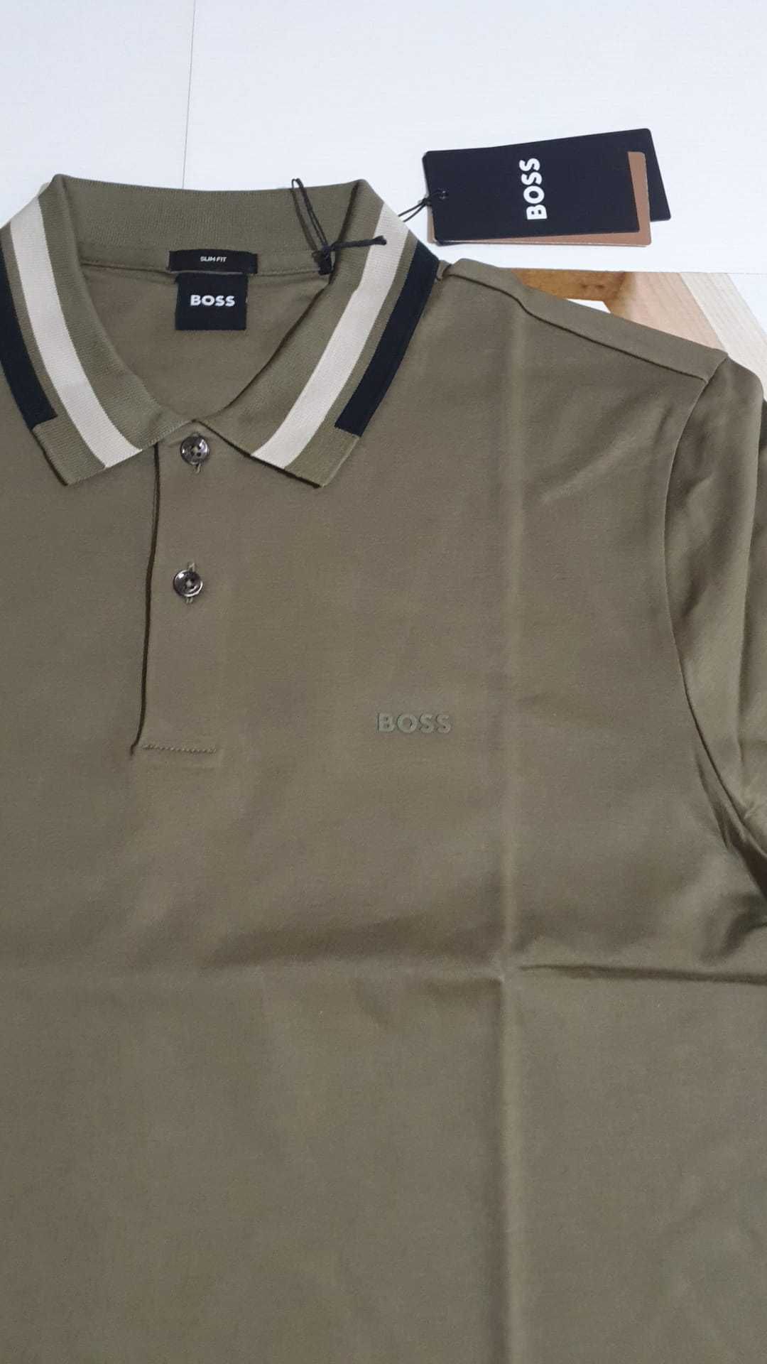 Vand tricou barbati Hugo Boss masura  L  original nou cu eticheta