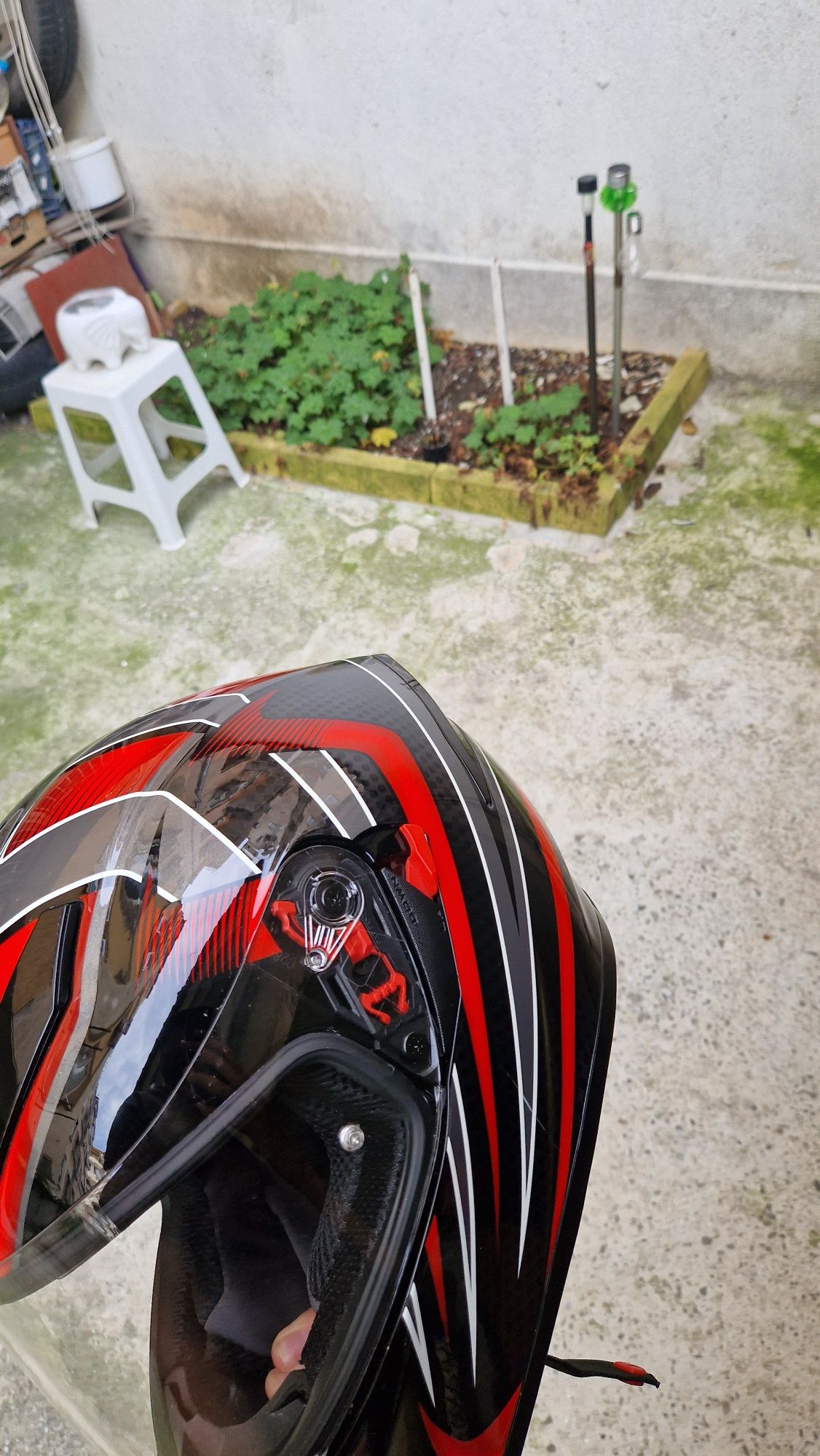 Каска AGV K5S Hurricane red L 58-59