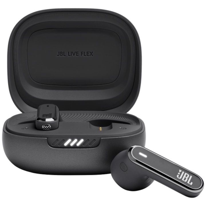 Casti in-ear true wireless JBL Live Flex, Spatial-Signature Sound,Noi!