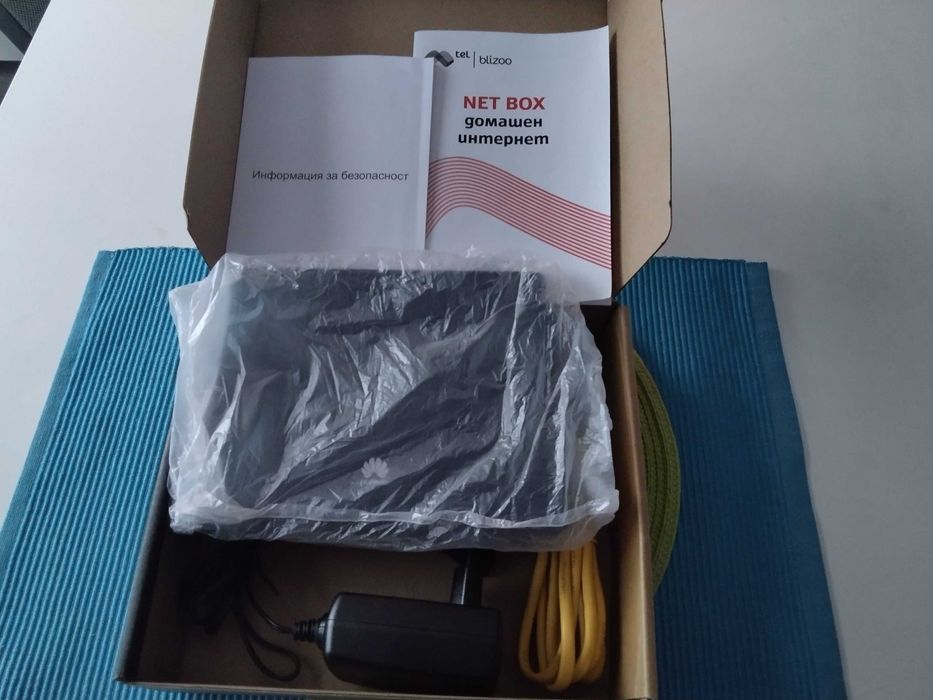 чисто нов 4G сим картен рутер за мобилен интернет на А1-запечатан