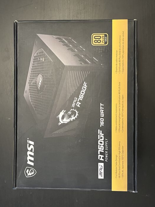 Sursa MSI MPG A750GF, 80+ Gold, 750W