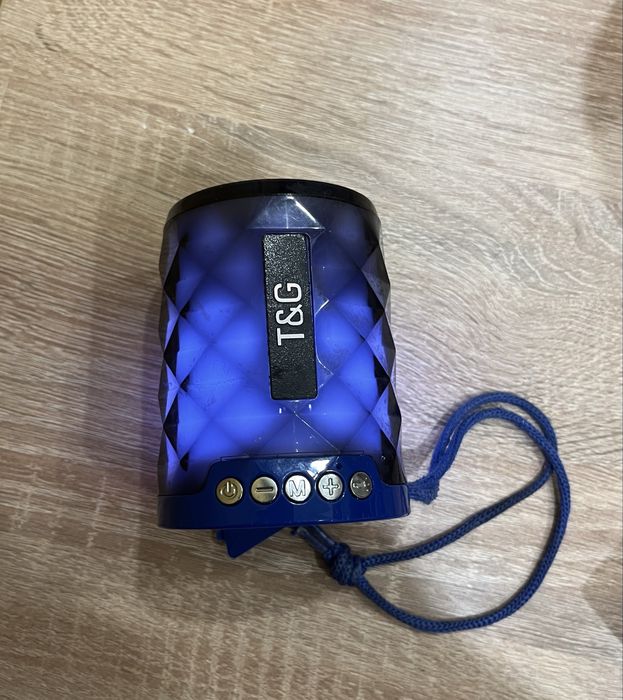 мини колонка синий