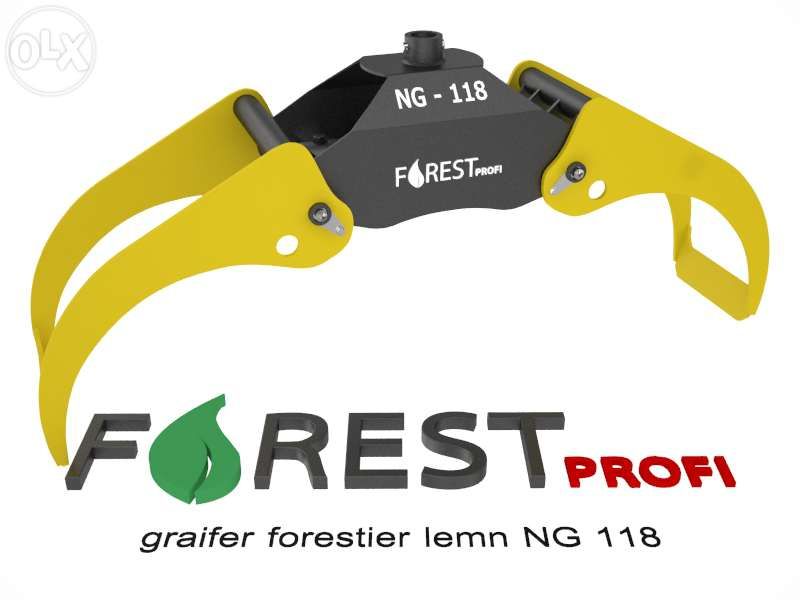 Graifer forestier NG 118 deschidere 1180mm