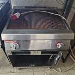 Gratar gaz sau electric, cu banc inox, de putere