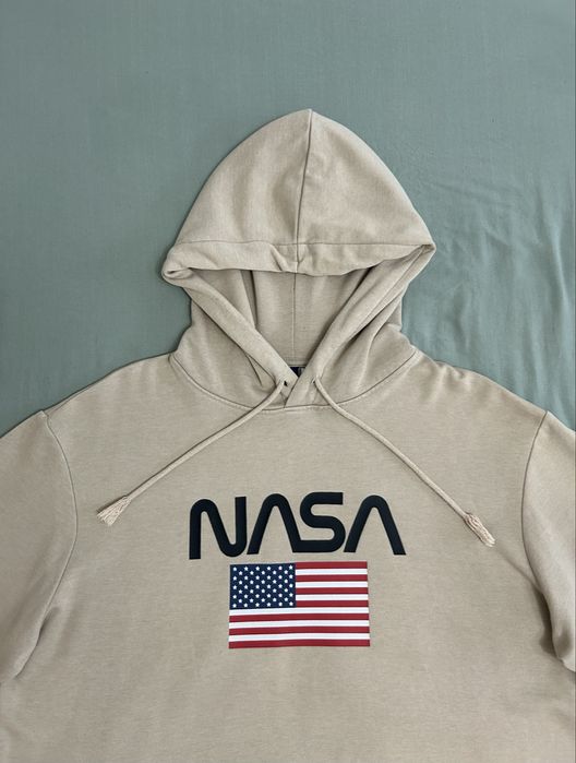 Оригинален мъжки суитшър H&M (NASA) с качулка - Размер М