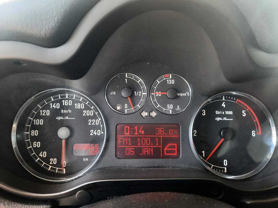 Alfa Romeo 147 SELECTIVE/An 2007 /1.9 Diesel/Interior Piele Rosie