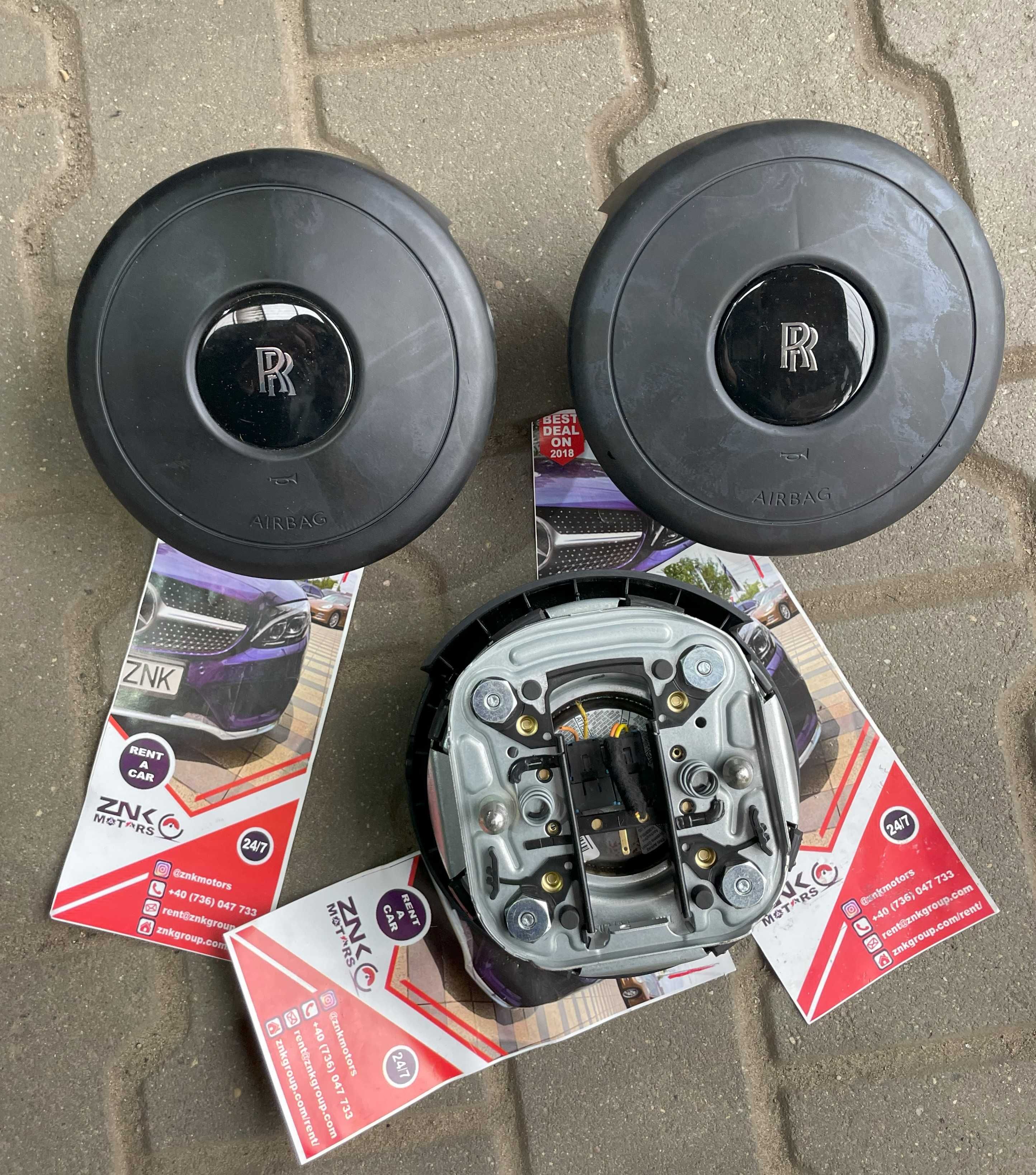 Rolls-Royce - kit airbag - centuri de siguranta - plansa de bord