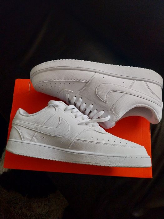Nike court vision low,Full white