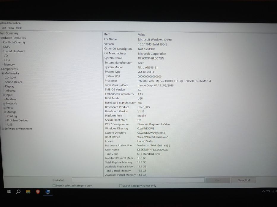 Acer Nitro 5 (carcasă Predator) – GTX 1050 4GB, i5-7300HQ, 16GB RAM