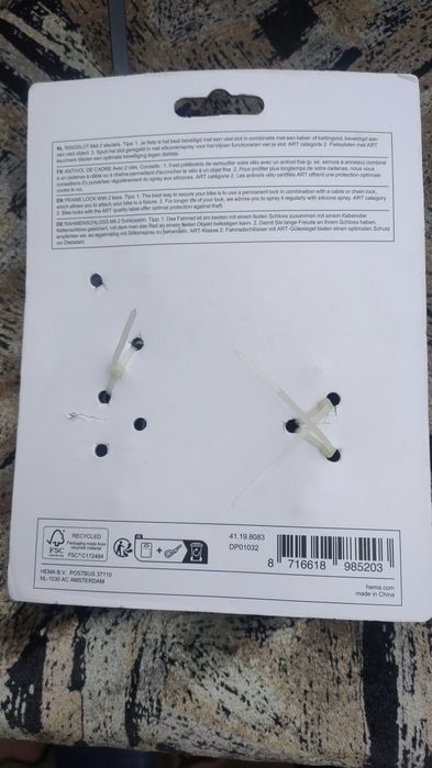 Sistem securitate bicicletă