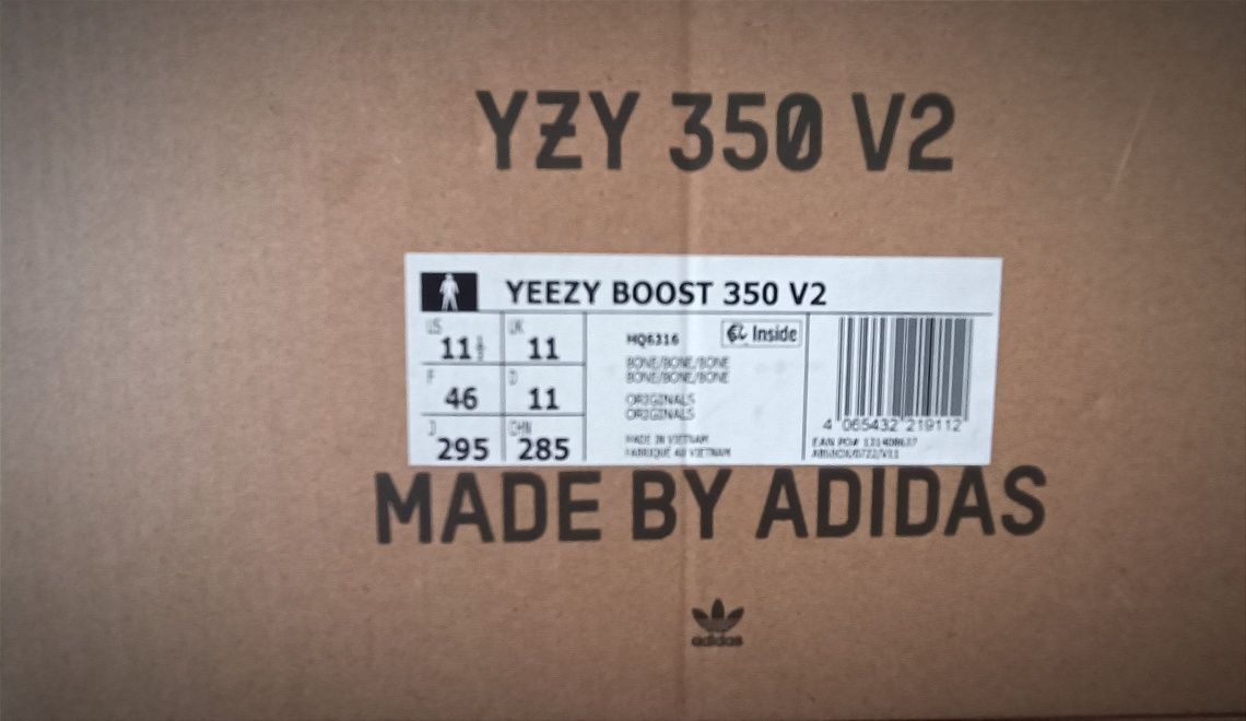 Adidas yeezy boost 350 V2 Bone