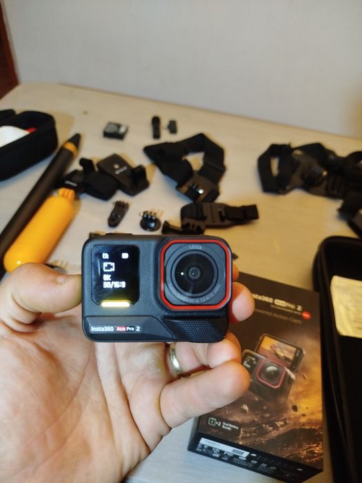 camera actiune insta ace pro 2+ card si accesorii