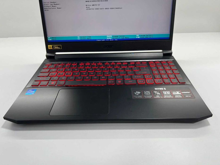 Laptop SH Gaming ACER NITRO 5 i7-11800H RTX 3050 4gb 512gbSSD Ram 32gb