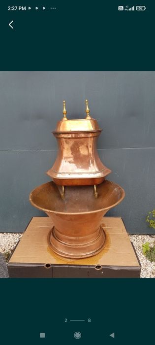 Fântână din cupru cu elemente din bronz/sec.XIX