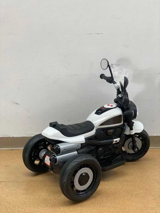 Motocicleta Tricicleta Copii Electrica Motor 6v Sunete Lumini Alb Rosu