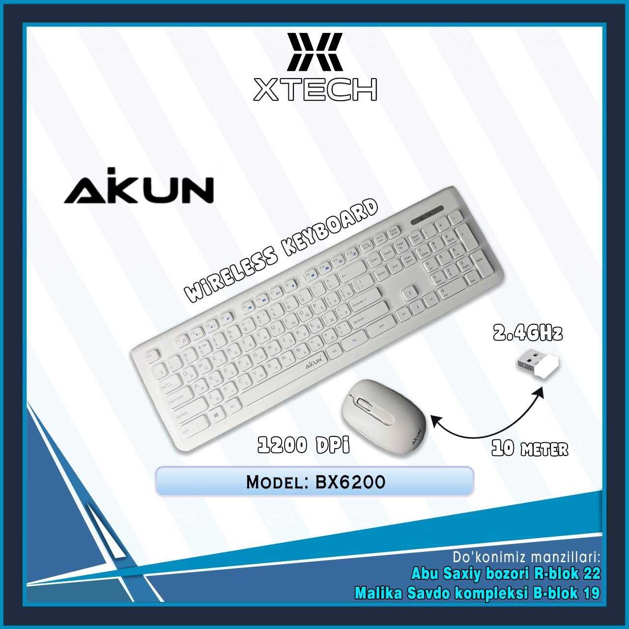 Клавиатура беспроводной AiKUN wireless