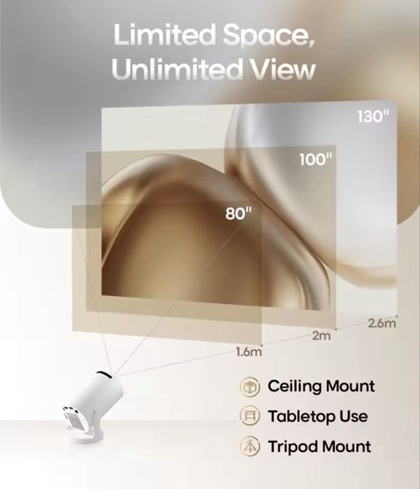 Magcubic proiector HY300 PRO 4K Android