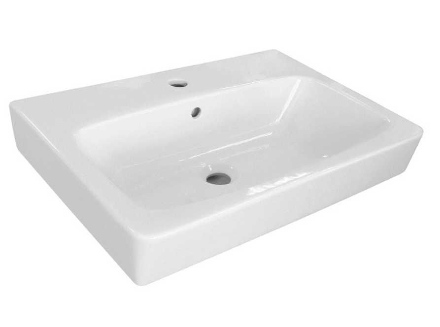 Долен шкаф от PVC с вграден умивaлник за баня VISOTA Лили 60