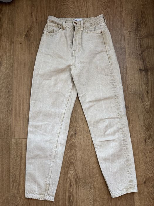 Дънки бежаво Zara