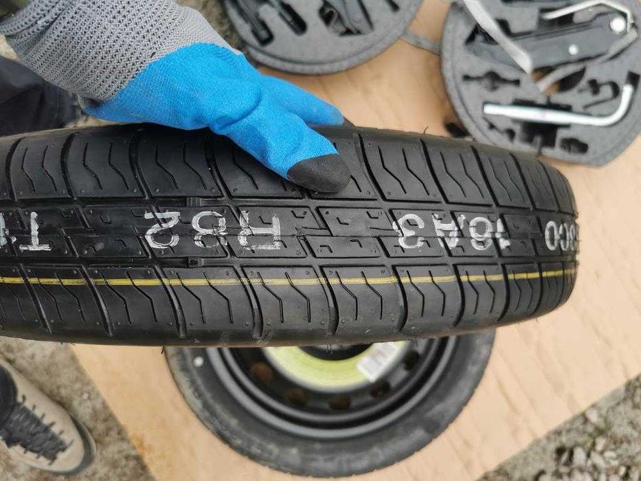 kit rezerva slim vw golf 6 golf 7 skoda rezerva slim r16 vag 5x112