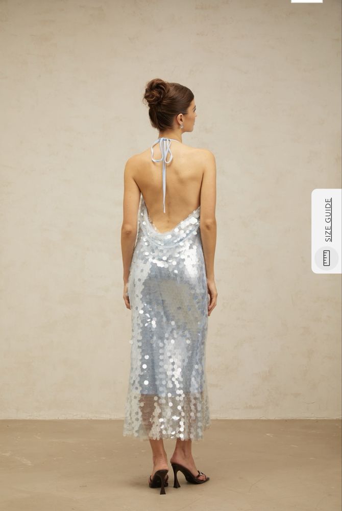 Rochie Miss Rosier lunga, nepurtata